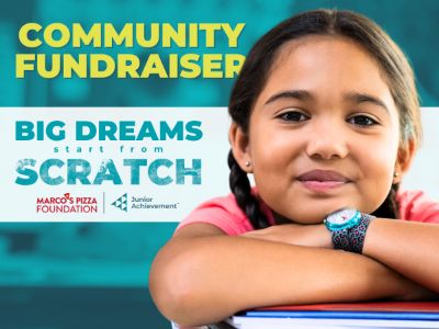 Read the Eating pizza supports JA's mission