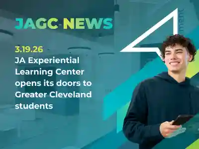 Student holding tablet